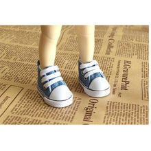 Load image into Gallery viewer, 1 5Cm Giày Vải Cho Búp Bê Thời Trang Mini Đồ Chơi Các Sneaker Dành Cho Giày Búp Bê Dành Cho Búp Bê Nga phụ Kiện