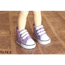 Load image into Gallery viewer, 1 5Cm Giày Vải Cho Búp Bê Thời Trang Mini Đồ Chơi Các Sneaker Dành Cho Giày Búp Bê Dành Cho Búp Bê Nga phụ Kiện