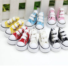 Load image into Gallery viewer, 1 5Cm Giày Vải Cho Búp Bê Thời Trang Mini Đồ Chơi Các Sneaker Dành Cho Giày Búp Bê Dành Cho Búp Bê Nga phụ Kiện