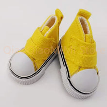 Load image into Gallery viewer, 1/6 BJD Phụ Kiện Búp Bê Giày Búp Bê Cao 5Cm Top Vải BJD Đẹp Trai Kẹo Màu Giày Đồ Chơi Cho Bé Gái Thời Trang giày Búp Bê