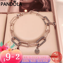 Load image into Gallery viewer, 2020 Hot Thời Trang Nữ Bạc 925Đầu Tôi Vòng Tay Phù Hợp Với Thương Hiệu Tôi Hạt Charm Thời Trang Tự Làm Trang Sức Nữ Tặng