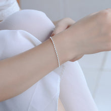 Load image into Gallery viewer, Chất Liệu Bạc 925 Thời Trang Đơn Giản Thanh Lịch Xoắn Dây Chuyền Vòng Tay Trang Sức Cho Người Phụ Nữ Làn Sóng Mắt Cá Chân Quà Tặng 2020