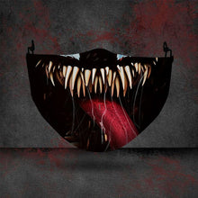 Load image into Gallery viewer, Hàng Mới Về Bí Ngô Halloween Đầu Lâu Ma In Hình Bụi 3D Mặt Nạ Có Thể Giặt Cotton Mặt Nạ Nam Nữ Trưởng Thành Mặt Nạ Nửa Mặt