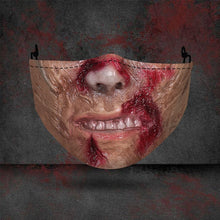 Load image into Gallery viewer, Hàng Mới Về Bí Ngô Halloween Đầu Lâu Ma In Hình Bụi 3D Mặt Nạ Có Thể Giặt Cotton Mặt Nạ Nam Nữ Trưởng Thành Mặt Nạ Nửa Mặt