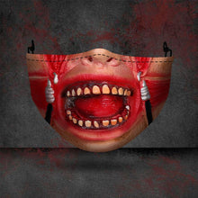 Load image into Gallery viewer, Hàng Mới Về Bí Ngô Halloween Đầu Lâu Ma In Hình Bụi 3D Mặt Nạ Có Thể Giặt Cotton Mặt Nạ Nam Nữ Trưởng Thành Mặt Nạ Nửa Mặt