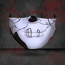 Load image into Gallery viewer, Hàng Mới Về Bí Ngô Halloween Đầu Lâu Ma In Hình Bụi 3D Mặt Nạ Có Thể Giặt Cotton Mặt Nạ Nam Nữ Trưởng Thành Mặt Nạ Nửa Mặt