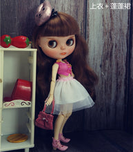Load image into Gallery viewer, HOT Thời Trang Dễ Thương Bộ Trang Phục Áo Vest Quần Dài Váy Blyth Quần Áo Đầm Cho Búp Bê