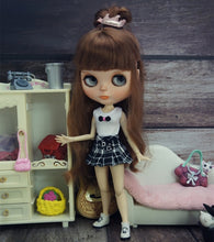 Load image into Gallery viewer, HOT Thời Trang Dễ Thương Bộ Trang Phục Áo Vest Quần Dài Váy Blyth Quần Áo Đầm Cho Búp Bê