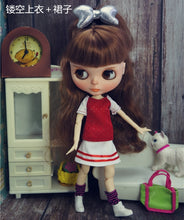 Load image into Gallery viewer, HOT Thời Trang Dễ Thương Bộ Trang Phục Áo Vest Quần Dài Váy Blyth Quần Áo Đầm Cho Búp Bê