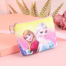 Load image into Gallery viewer, Hoạt Hình Disney Mới Thời Trang Đông Lạnh Tiền, Cá Tính Da Pu Ví Cô Gái Phụ Kiện Búp Bê Clutch Túi Bảo Quản