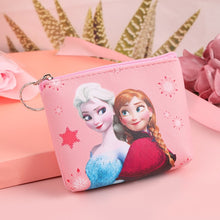 Load image into Gallery viewer, Hoạt Hình Disney Mới Thời Trang Đông Lạnh Tiền, Cá Tính Da Pu Ví Cô Gái Phụ Kiện Búp Bê Clutch Túi Bảo Quản