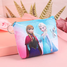 Load image into Gallery viewer, Hoạt Hình Disney Mới Thời Trang Đông Lạnh Tiền, Cá Tính Da Pu Ví Cô Gái Phụ Kiện Búp Bê Clutch Túi Bảo Quản