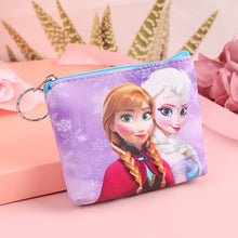 Load image into Gallery viewer, Hoạt Hình Disney Mới Thời Trang Đông Lạnh Tiền, Cá Tính Da Pu Ví Cô Gái Phụ Kiện Búp Bê Clutch Túi Bảo Quản