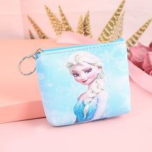 Load image into Gallery viewer, Hoạt Hình Disney Mới Thời Trang Đông Lạnh Tiền, Cá Tính Da Pu Ví Cô Gái Phụ Kiện Búp Bê Clutch Túi Bảo Quản
