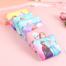 Load image into Gallery viewer, Hoạt Hình Disney Mới Thời Trang Đông Lạnh Tiền, Cá Tính Da Pu Ví Cô Gái Phụ Kiện Búp Bê Clutch Túi Bảo Quản