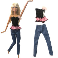 Load image into Gallery viewer, NK Mới Nhất 1X Quần Áo Búp Bê Hàng Ngày Váy Đảng Áo Choàng Thời Trang Áo Quần Cho Búp Bê Barbie Phụ Kiện Bé Gái Kid đồ Chơi JJ