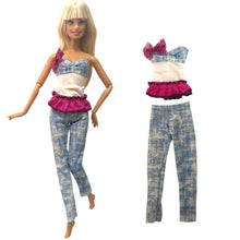 Load image into Gallery viewer, NK Mới Nhất 1X Quần Áo Búp Bê Hàng Ngày Váy Đảng Áo Choàng Thời Trang Áo Quần Cho Búp Bê Barbie Phụ Kiện Bé Gái Kid đồ Chơi JJ