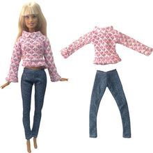 Load image into Gallery viewer, NK Mới Nhất 1X Quần Áo Búp Bê Hàng Ngày Váy Đảng Áo Choàng Thời Trang Áo Quần Cho Búp Bê Barbie Phụ Kiện Bé Gái Kid đồ Chơi JJ